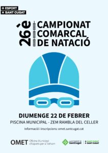Cartell Campionat Natació 2026
